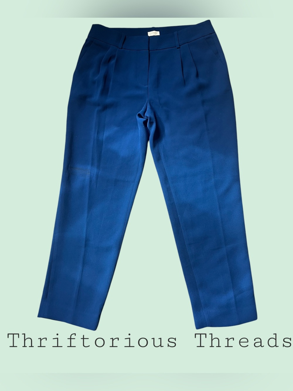 J. Crew Royal Blue Pleated Dress Pants NWT